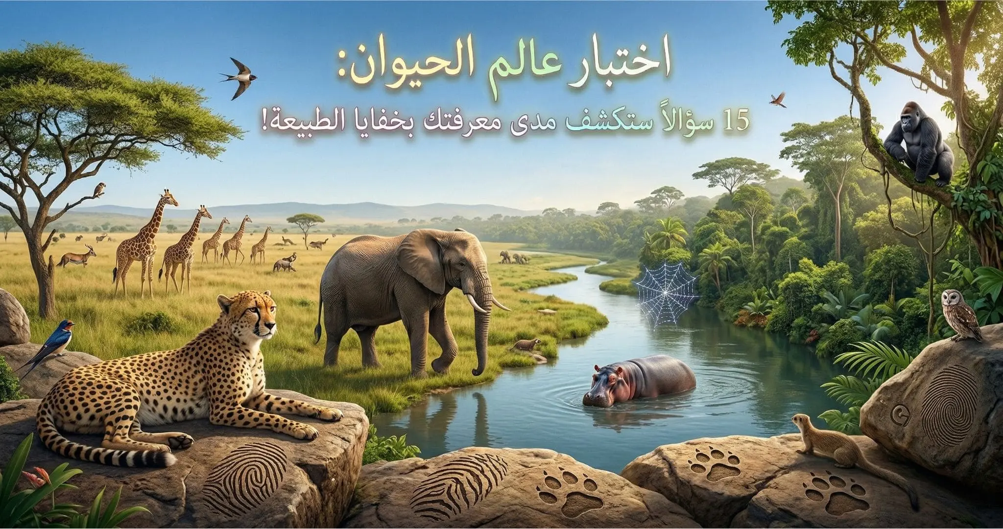 اختبار عالم الحيوان: 15 سؤالاً ستكشف مدى معرفتك بخفايا الطبيعة!