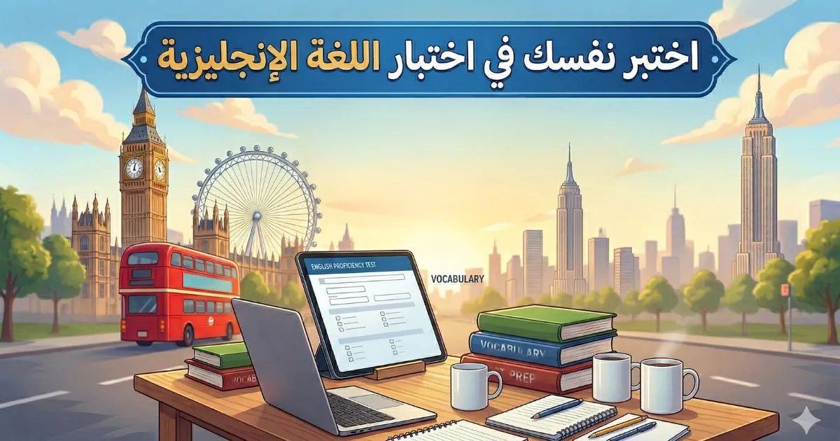 اختبار اللغة اللغة الإنجليزية الشامل: 15 سؤالاً لتحديد مستواك الحقيقي في دقائق!