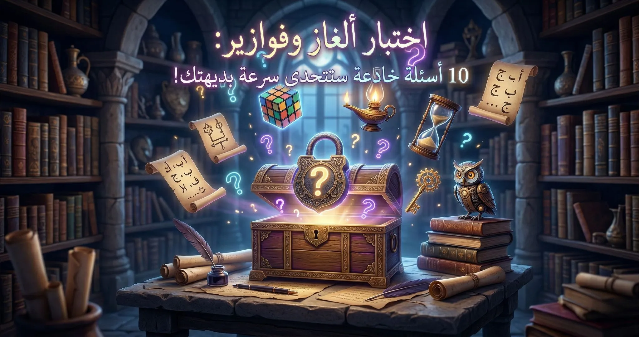 اختبار ألغاز وفوازير: 10 أسئلة خادعة ستتحدى سرعة بديهتك!